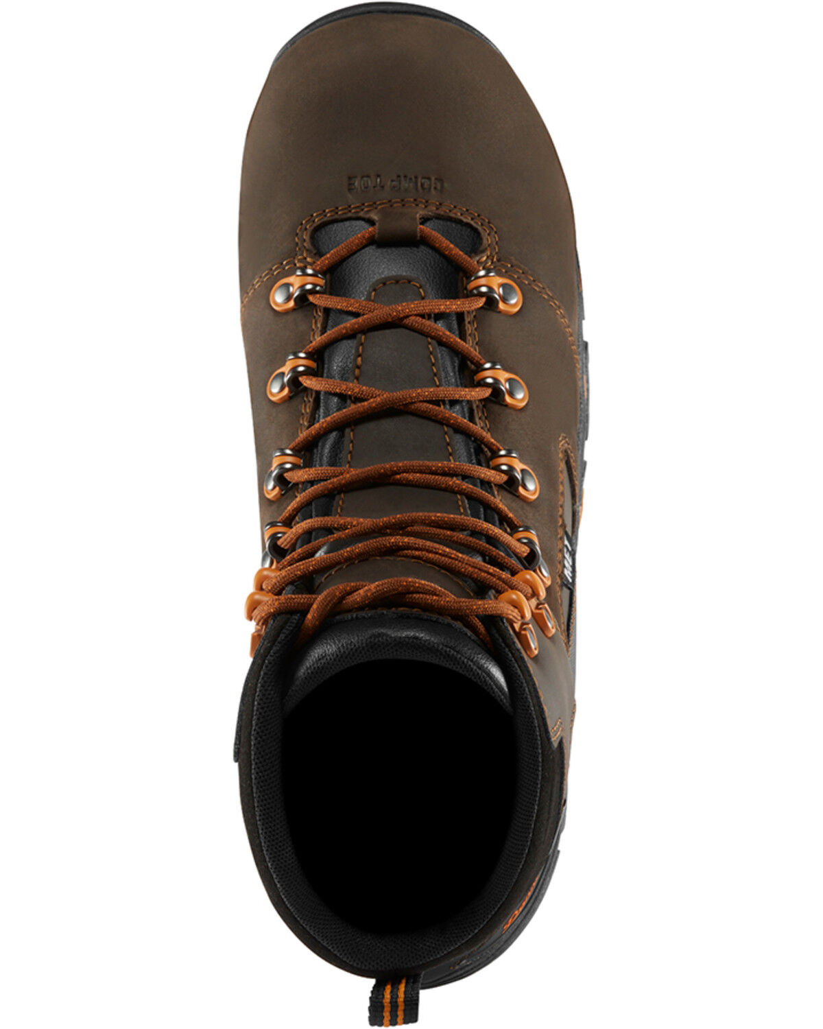 Image #4 - Danner Men's 6" Vicious Waterproof Work Boots - Composite Toe, Brown, hi-res