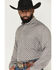 Image #2 - Cinch Men's ARENAFLEX&reg; Geo Print Long Sleeve Button-Down Stretch Western Shirt, Grey, hi-res