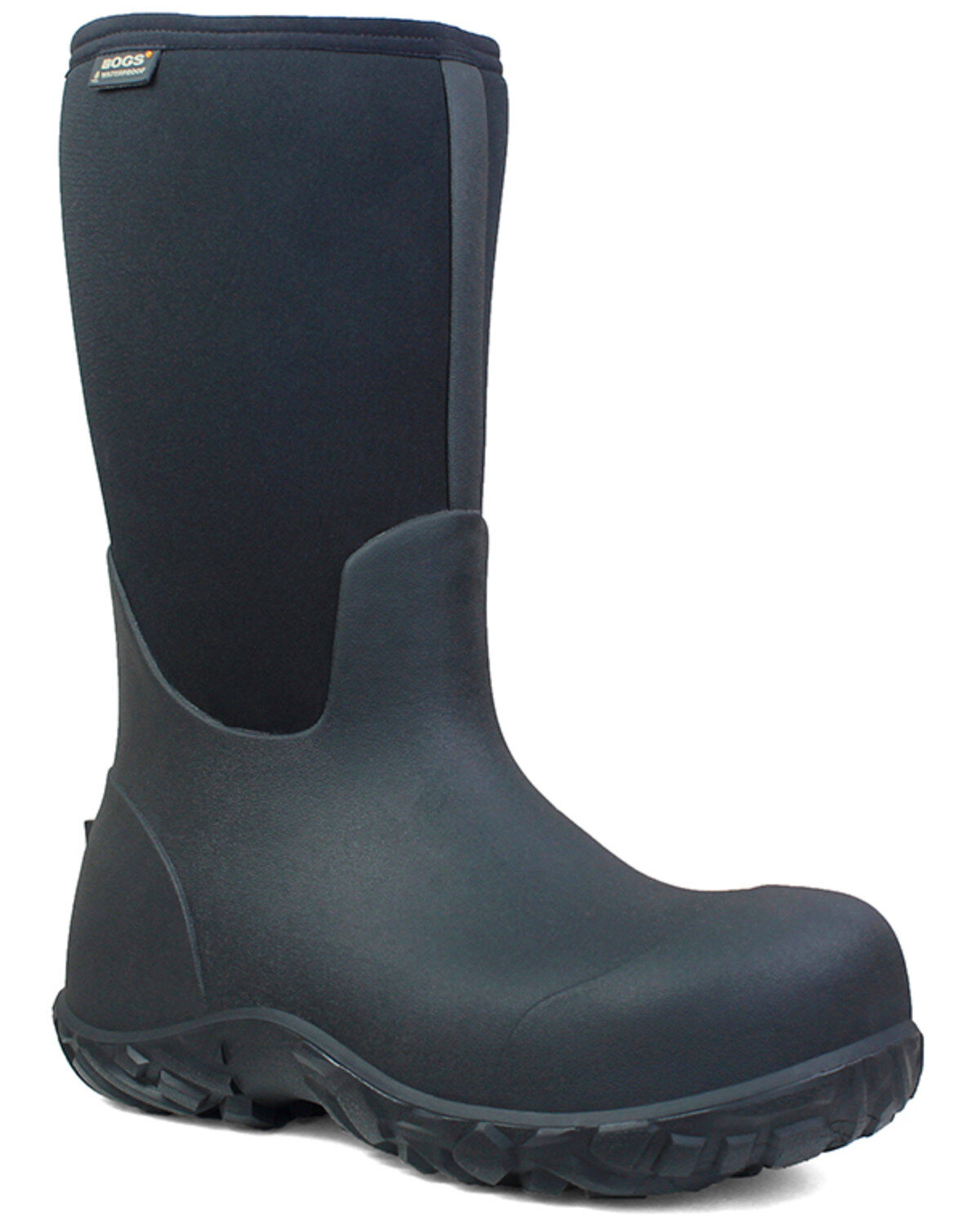 Bogs Men's Workman Insulated Work Boots - Round Toe, Black, hi-res