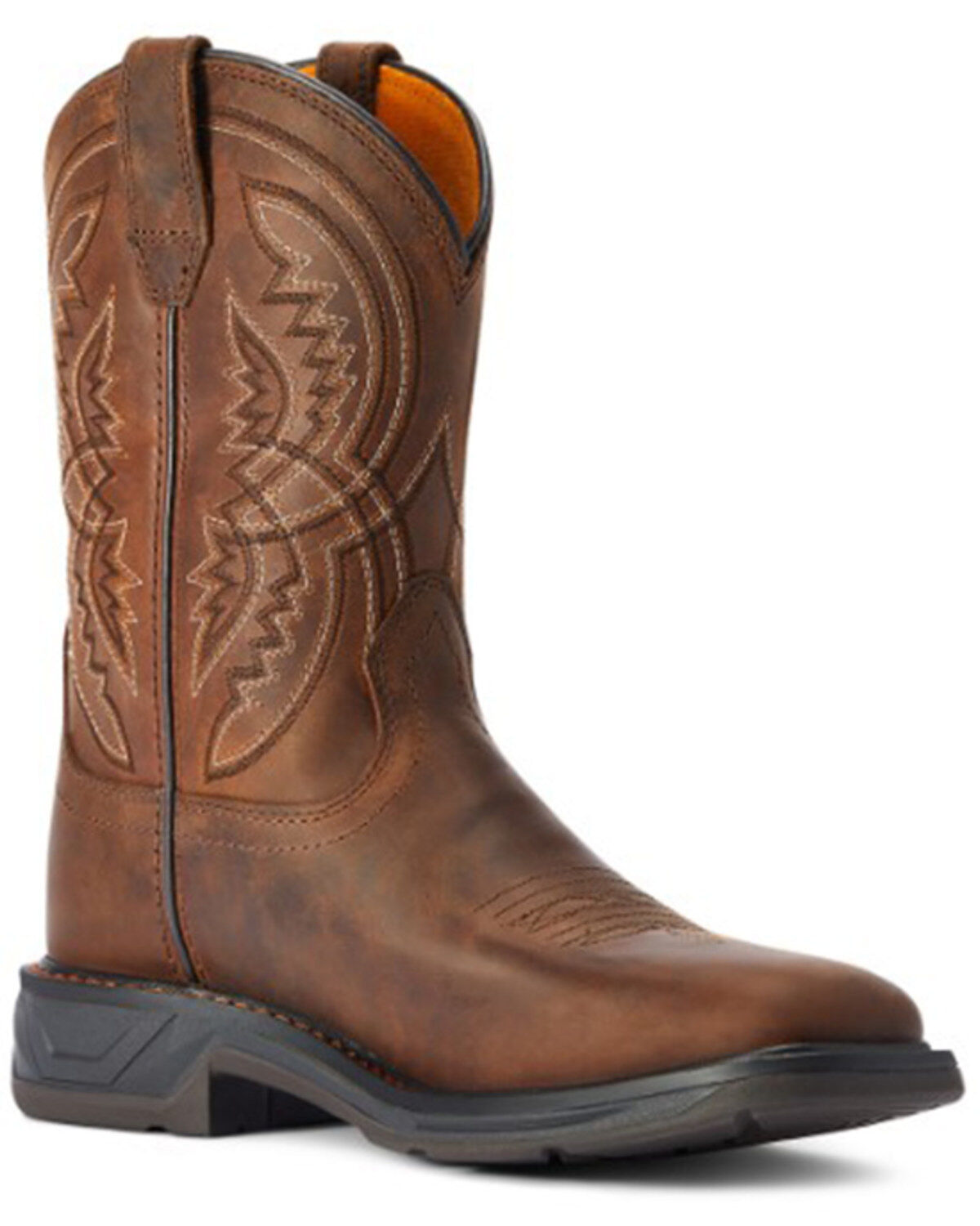 Ariat Boys' WorkHog&reg; XT Coil Western Boots - Square Toe, Brown, hi-res