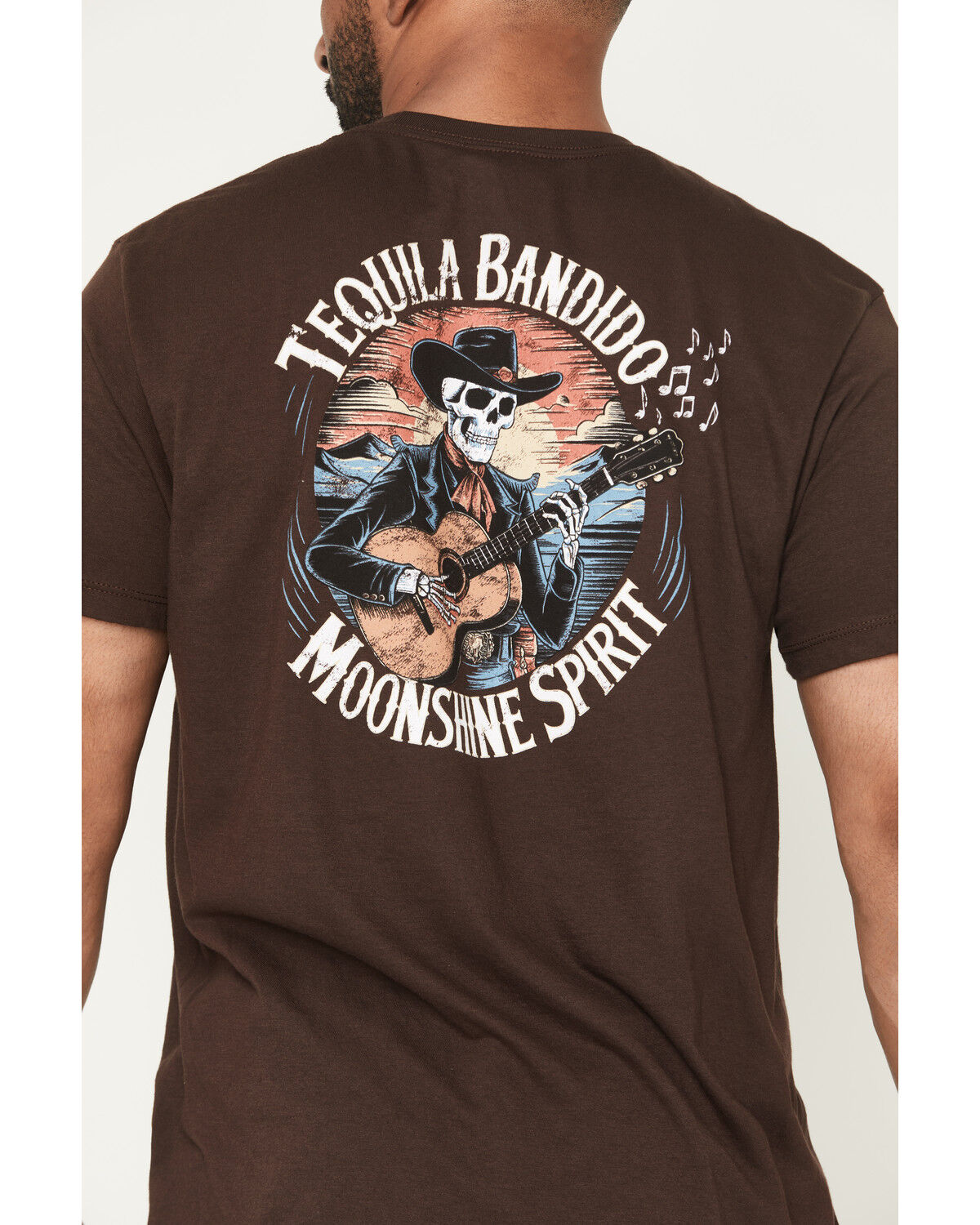 Image #4 - Moonshine Spirit&reg; Men's Tequila Bandito Short Sleeve Graphic T-Shirt, Dark Brown, hi-res