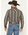 Image #4 - Cody James Men's Harpeth Striped Long Sleeve Snap Western Shirt, Charcoal, hi-res