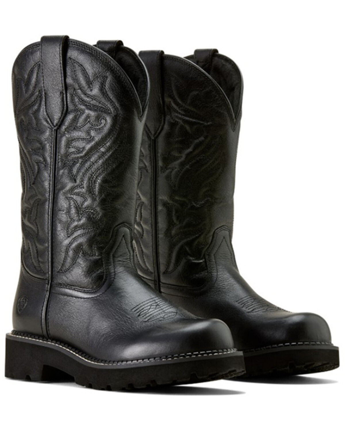 Image #4 - Ariat Women's Fatbaby Dawn Performance Western Boots - Round Toe, Black, hi-res