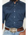 Image #3 - Ariat Men's Lightweight Twill Solid Short Sleeve Button-Down Western Shirt, Slate, hi-res