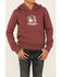 Image #3 - Wrangler Boys' Long Live Cowboys Hooded Sweatshirt, Burgundy, hi-res