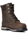 Image #1 - Ariat Women's Dark Brown Riveter 8" H20 400G CSA Glacier Grip Work Boot - Composite Toe, Brown, hi-res