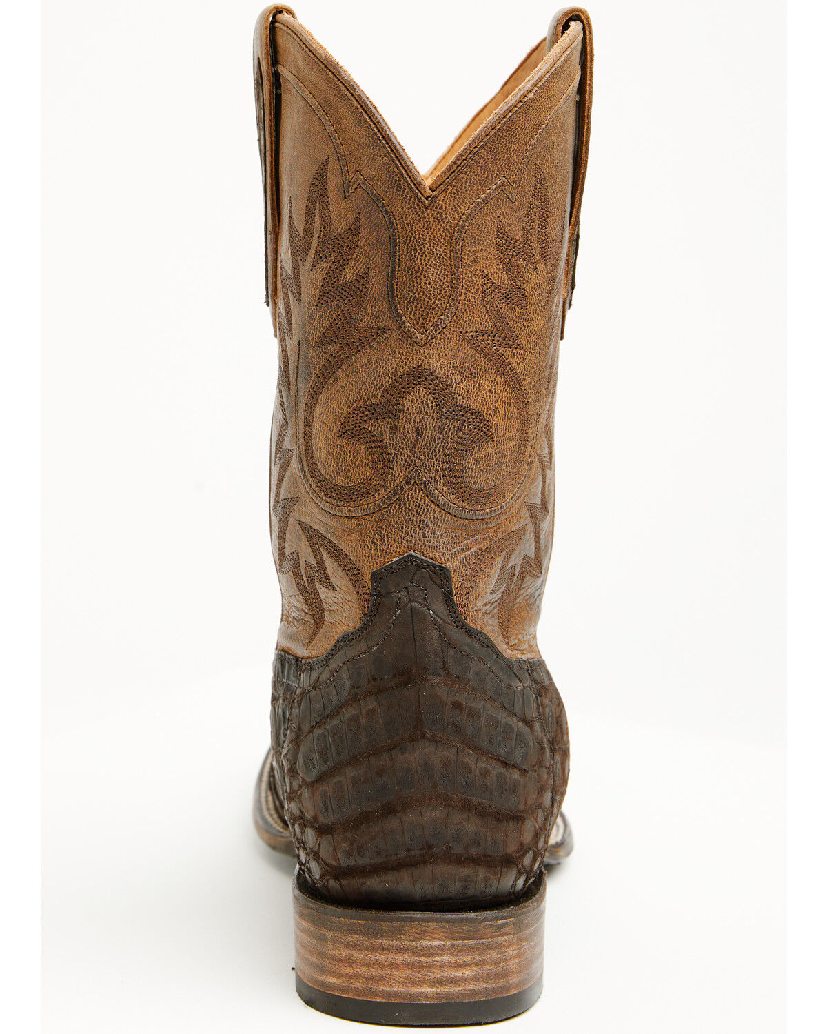 Image #5 - Cody James Black 1978&reg; Men's The Hayward Exotic Caiman Belly Western Boots - Broad Square Toe, Brown, hi-res