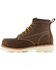 Image #3 - Frye Men's 6" Lace-Up Waterproof Work Boots - Steel Toe, Dark Brown, hi-res