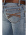 Image #4 - Wrangler 20X Boys' Wright 42 Vintage Bootcut Stretch Denim Jeans , Blue, hi-res