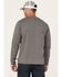 Image #4 - Lucky Brand Workwear Men's Solid Core Logo Long Sleeve Work Shirt, Heather Grey, hi-res