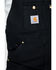 Image #5 - Carhartt Quilt Lined Duck Bib Overalls - Reg, Big. Up to 50" waist, Black, hi-res