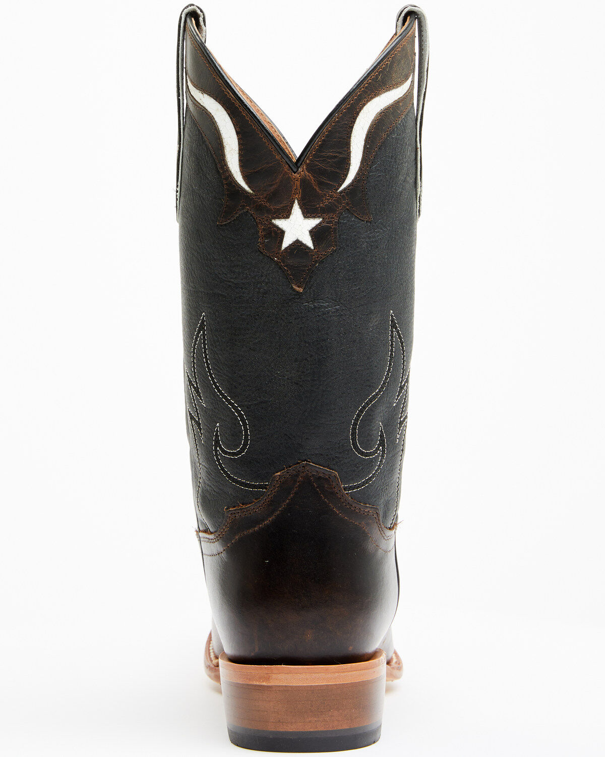 Image #5 - Moonshine Spirit&reg; Men's Showtime Longhorn Inlay Western Boots - Square Toe, Brown, hi-res