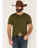 Image #2 - Pendleton Men's Western Company Short Sleeve Graphic T-Shirt, Olive, hi-res