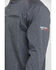 Image #4 - Ariat Men's FR Air Henley Long Sleeve Work Shirt - Tall , Charcoal, hi-res