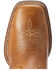 Image #4 - Ariat Girls' Lonestar Shock Shield Serape Stripe Western Boots - Square Toe, Beige/khaki, hi-res