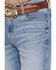 Image #2 - Wrangler Men's Retro Light Wash Slim Straight Stretch Denim Jeans, Light Wash, hi-res