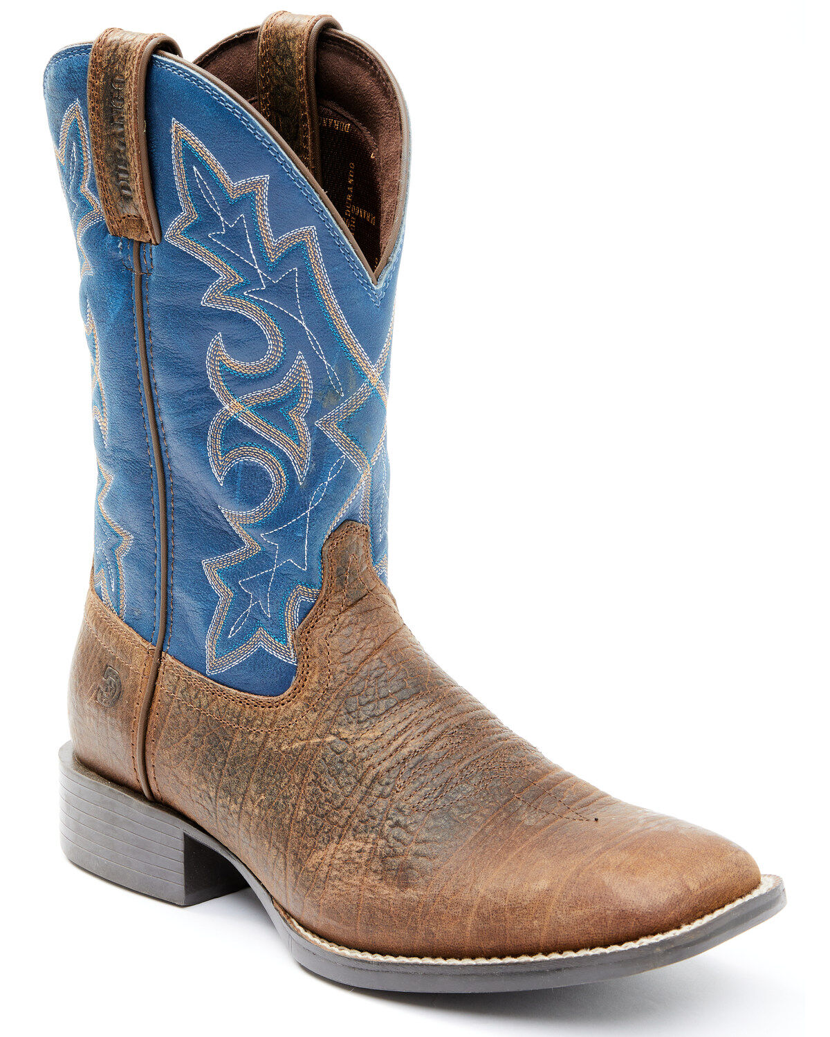 Image #1 - Durango Men's Boot Barn Exclusive Westward Western Performance Boots - Broad Square Toe, Brown, hi-res