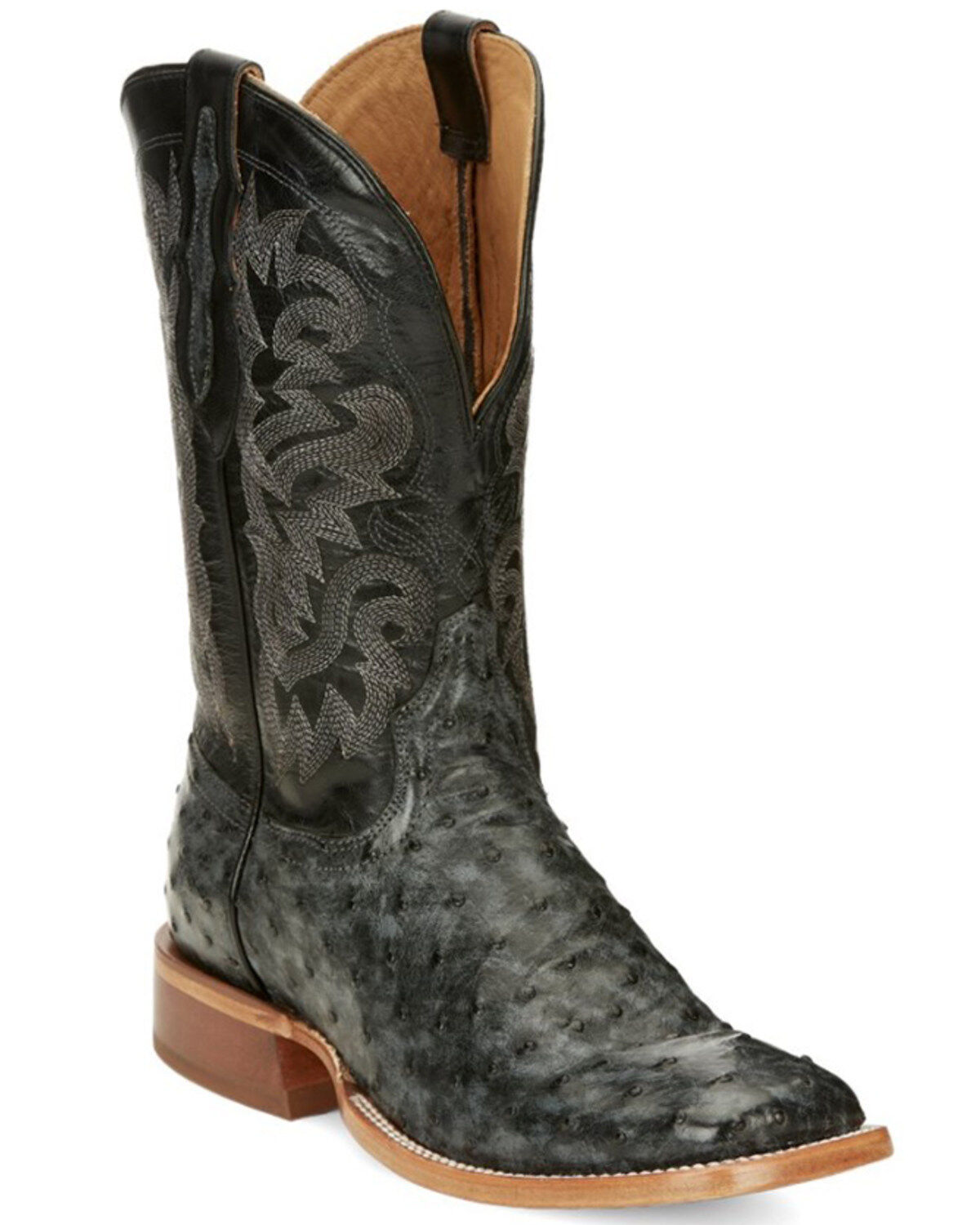 Image #1 - Tony Lama Men's Moore Western Boots - Square Toe, Grey, hi-res