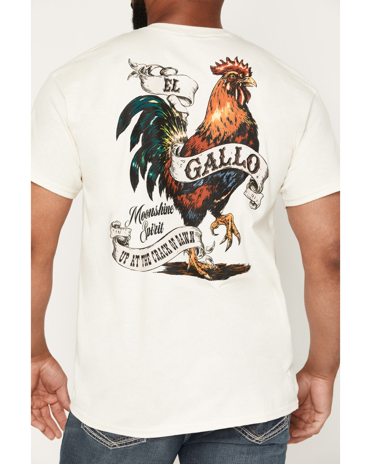 Image #4 - Moonshine Spirit&reg;&nbsp;Men's El Gallo Short Sleeve Graphic T-Shirt, Cream, hi-res