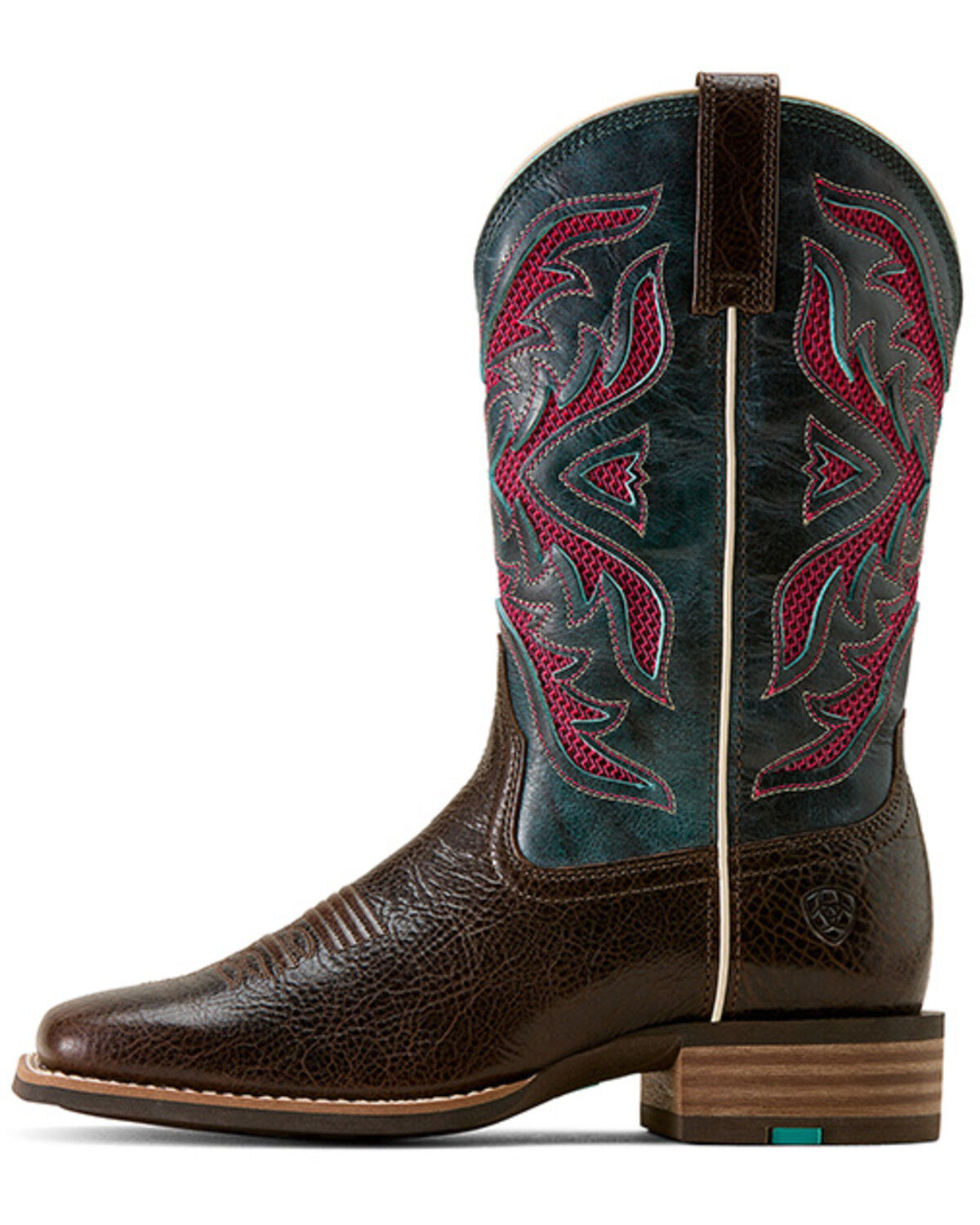 Image #5 - Ariat Women's San Angelo VentTEK 360 Performance Western Boots - Broad Square Toe, Chocolate, hi-res