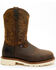 Image #2 - Thorogood Men's 11" USA Wellington Work Boots - Steel Toe, Brown, hi-res