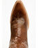 Image #6 - Dan Post Women's Rope Dream Western Boots - Snip Toe, Dark Brown, hi-res