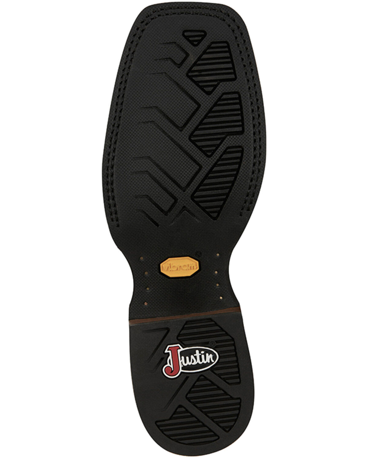 Image #7 - Justin Men's Frontier Shane Performance Western Boots - Broad Square Toe, Black, hi-res