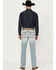 Image #3 - Moonshine Spirit&reg; Men's Sutton Wash Decker Slim Straight Stretch Denim Jeans, Indigo, hi-res