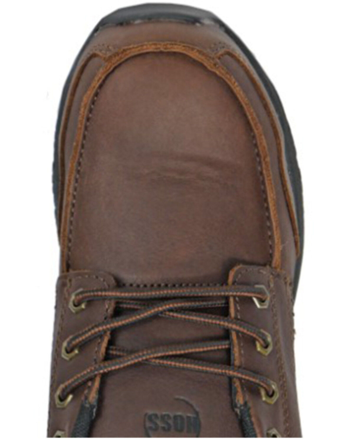 Image #6 - Hoss Men's Stepper Ultra Light Work Shoes - Composite Toe, Brown, hi-res