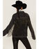 Image #1 - The Andy Jacket by Daniel Diamond: Women's Gray Denim Jacket With Gunmetal Fringe, Charcoal, hi-res