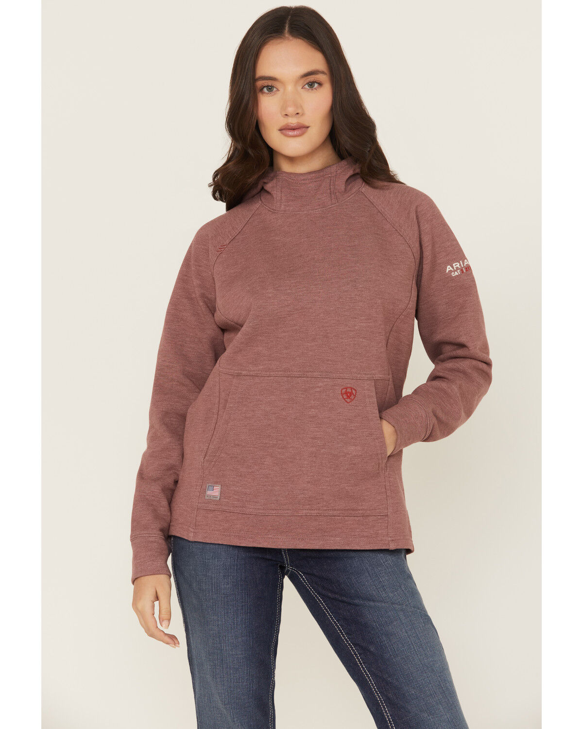 Ariat Women's FR Primo Fleece 2.0 Hoodie, Pink, hi-res