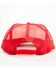Image #3 - Rodeo Hippie Women's Bronco Buster Ball Cap, Red, hi-res