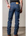 Image #2 - Zach Top X Kimes Ranch Men's Dark Wash Mid Rise Bootcut Rigid Denim Jeans, Dark Medium Wash, hi-res