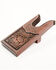 Image #2 - Boot Barn Praying Cowboy Tooled Boot Jack, Black Cherry, hi-res