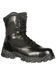 Image #2 - Rocky Men's Alpha Force Zipper Duty Boots, Black, hi-res