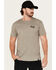 Image #2 - Troll Co Men's Molten Short Sleeve Graphic T-Shirt, Slate, hi-res