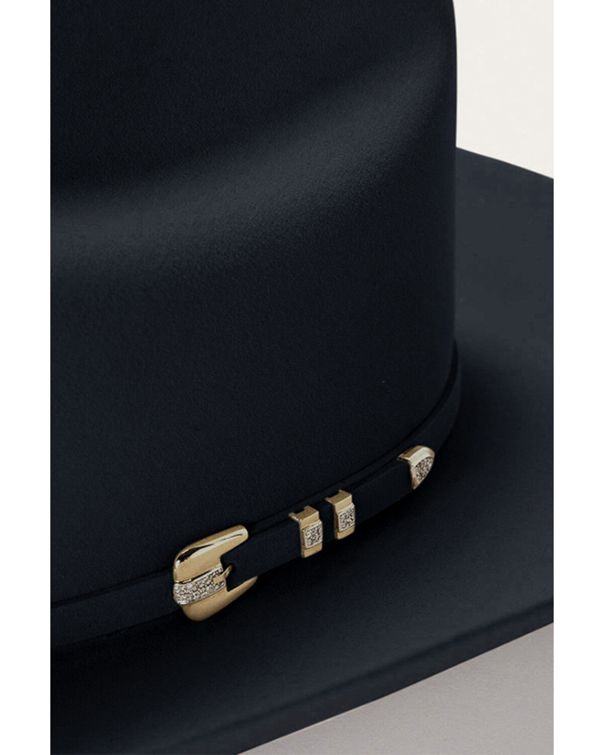 Image #3 - Stetson Diamante 1000X Fur Felt Cowboy Hat, Black, hi-res