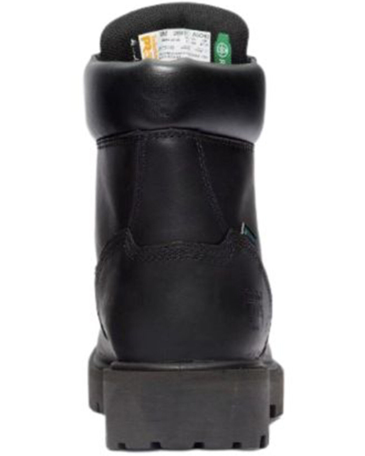 Image #4 - Timberland PRO&reg; Men's 6" Direct Attach Waterproof Insulated Work Boots - Steel Toe, Black, hi-res