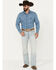 Image #1 - Cody James Men's Pioneer Light Wash Slim Bootcut Stretch Denim Jeans , Light Wash, hi-res