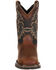 Image #4 - Durango Boys' Western Boots - Square Toe, Tan, hi-res