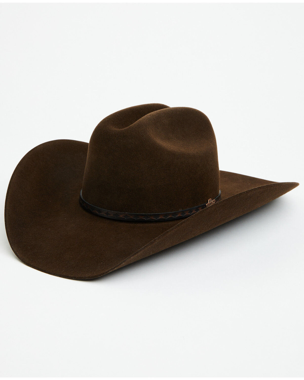 Image #1 - Stetson The Medalist Felt Cowboy Hat, Chocolate, hi-res