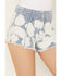 Image #2 - Shyanne Women's Light Wash High Rise Pull On Shorts, Light Wash, hi-res