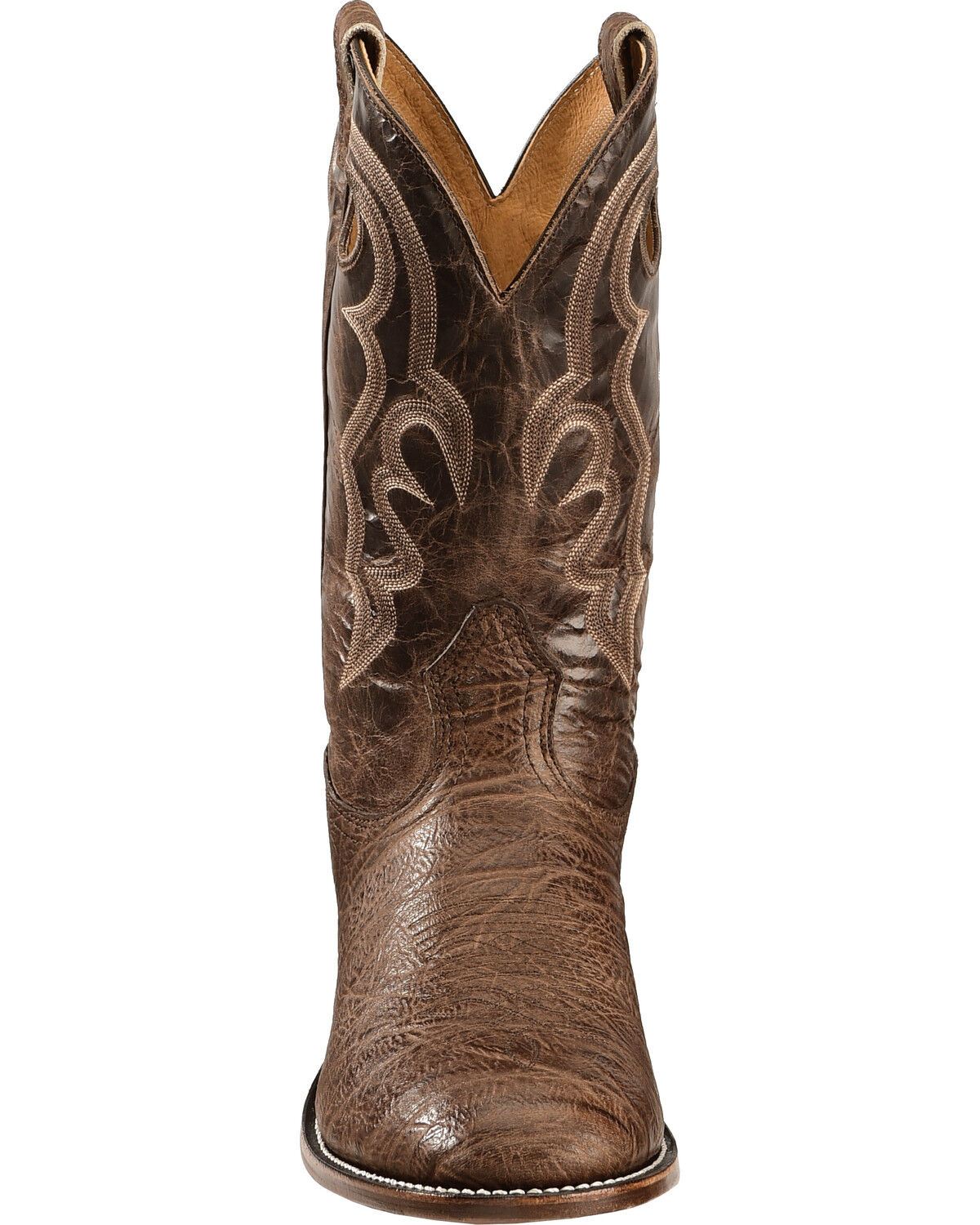 Image #4 - Boulet Super Roper Cowboy Boots - Round Toe, Walnut, hi-res