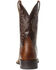 Image #3 - Ariat Men's Sport Western Performance Boots - Broad Square Toe, Brown, hi-res