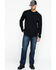 Image #6 - Hawx Men's Logo Crew Long Sleeve Work T-Shirt - Tall , Black, hi-res