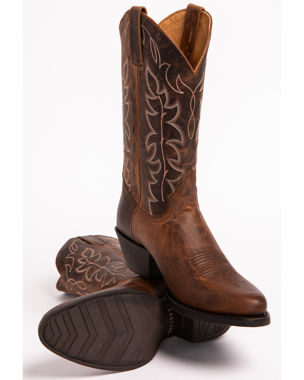 Image #1 - Shyanne Women's Alabama Xero Gravity Mad Dog Performance Boots - Round Toe, Brown, hi-res