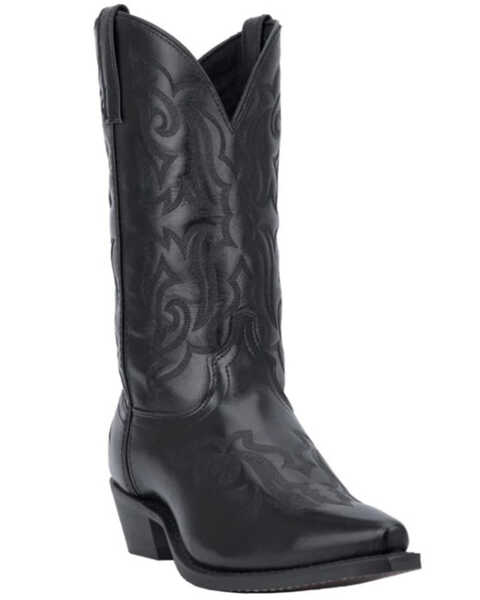 Image #2 - Laredo Men's Hawk Western Boots, Black, hi-res