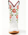 Image #4 - Liberty Black Women's Vicky Floral Embroidered Western Boot - Snip Toe, White, hi-res