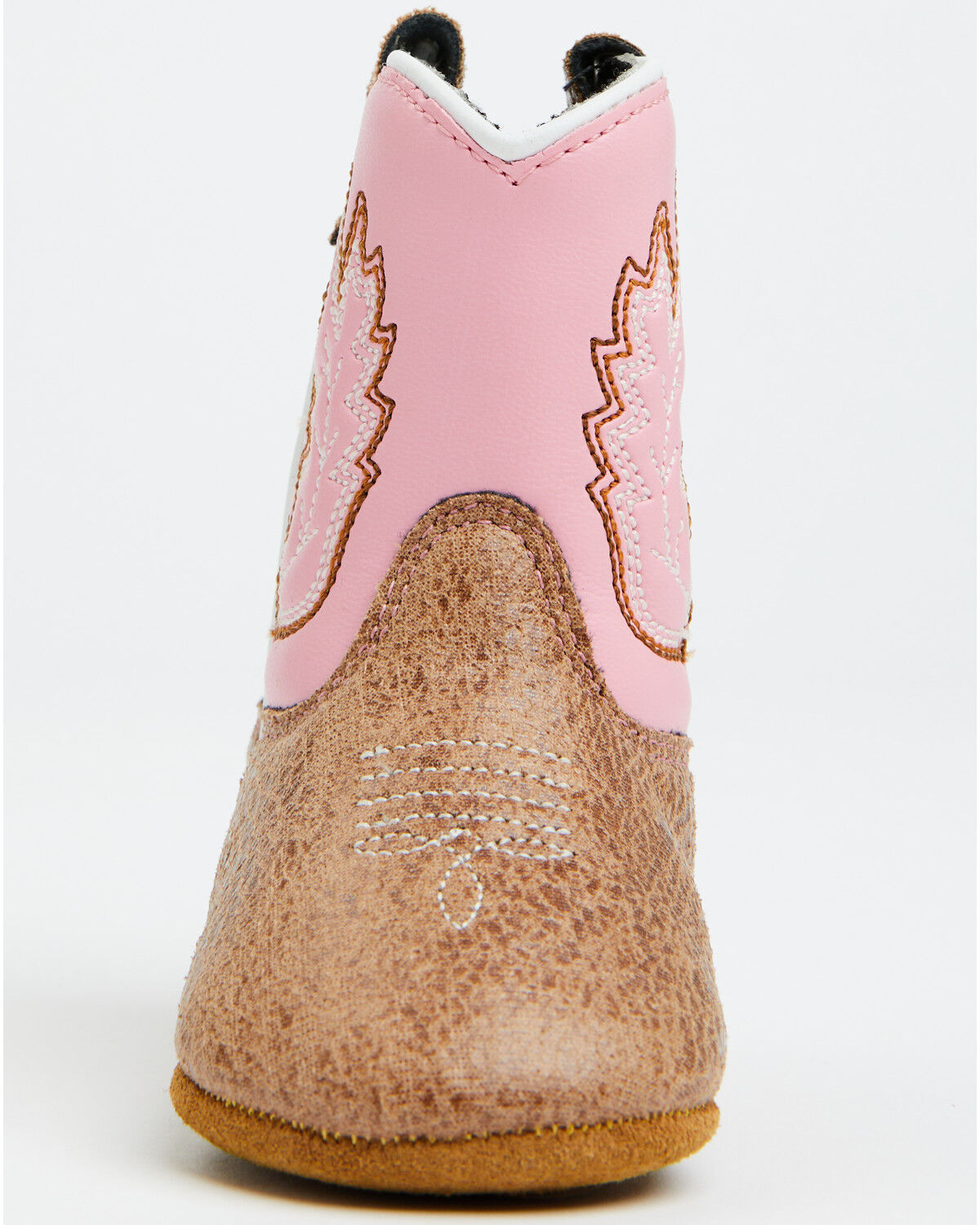 Image #4 - Boot Barn Infant Girls' Carter Western Boots - Round Toe, Pink, hi-res