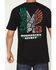 Image #4 - Moonshine Spirit&reg; Men's Mexico Eagle Short Sleeve Graphic T-Shirt, Black, hi-res
